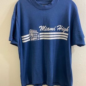 Vintage Miami T-shirt Single stitch